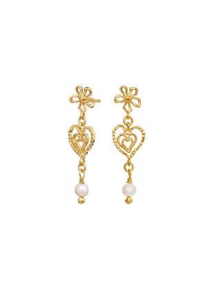 Izabel Earrings Forgyldt Maanesten